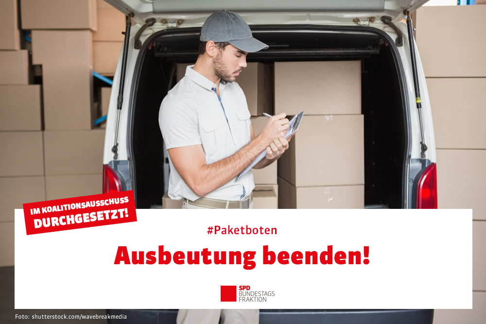 #Paketboten – Ausbeutung beenden!