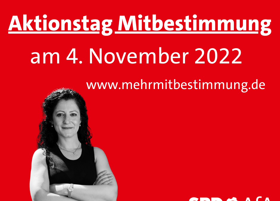 #MehrMitbestimmung – AfA Aktionstag am 4. November 2022